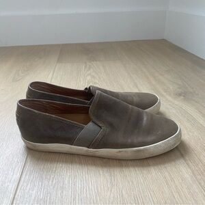 Frye Ash Brown Leather Slip On Shoe